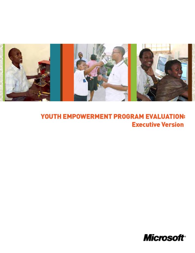 Youth Empowerment Program Evaluation | International Youth Foundation